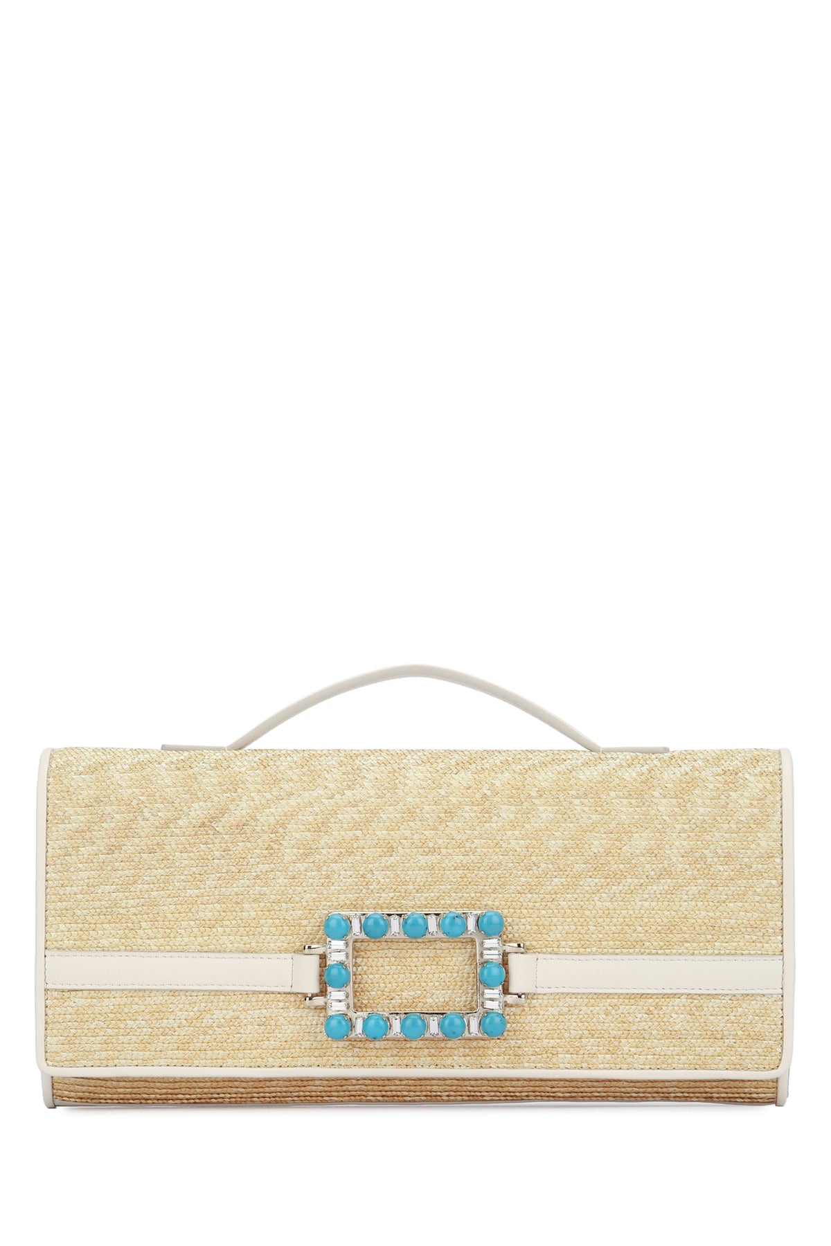 BELLE VIVIER TURQUOISE CLUTCH HANDBAGS