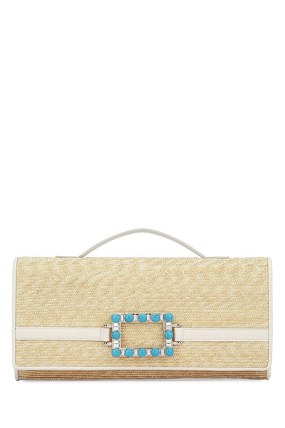 BELLE VIVIER TURQUOISE CLUTCH HANDBAGS