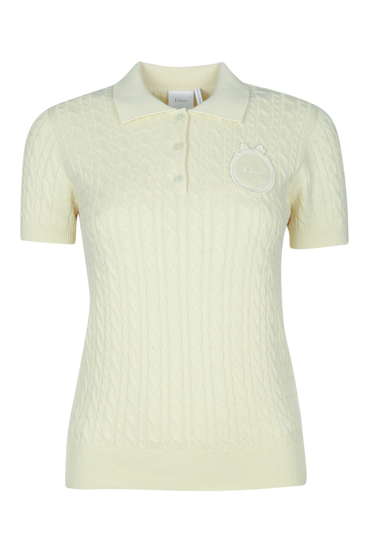 POLO CABLE RIGHE GRIGIA ROSA KNITWEARS