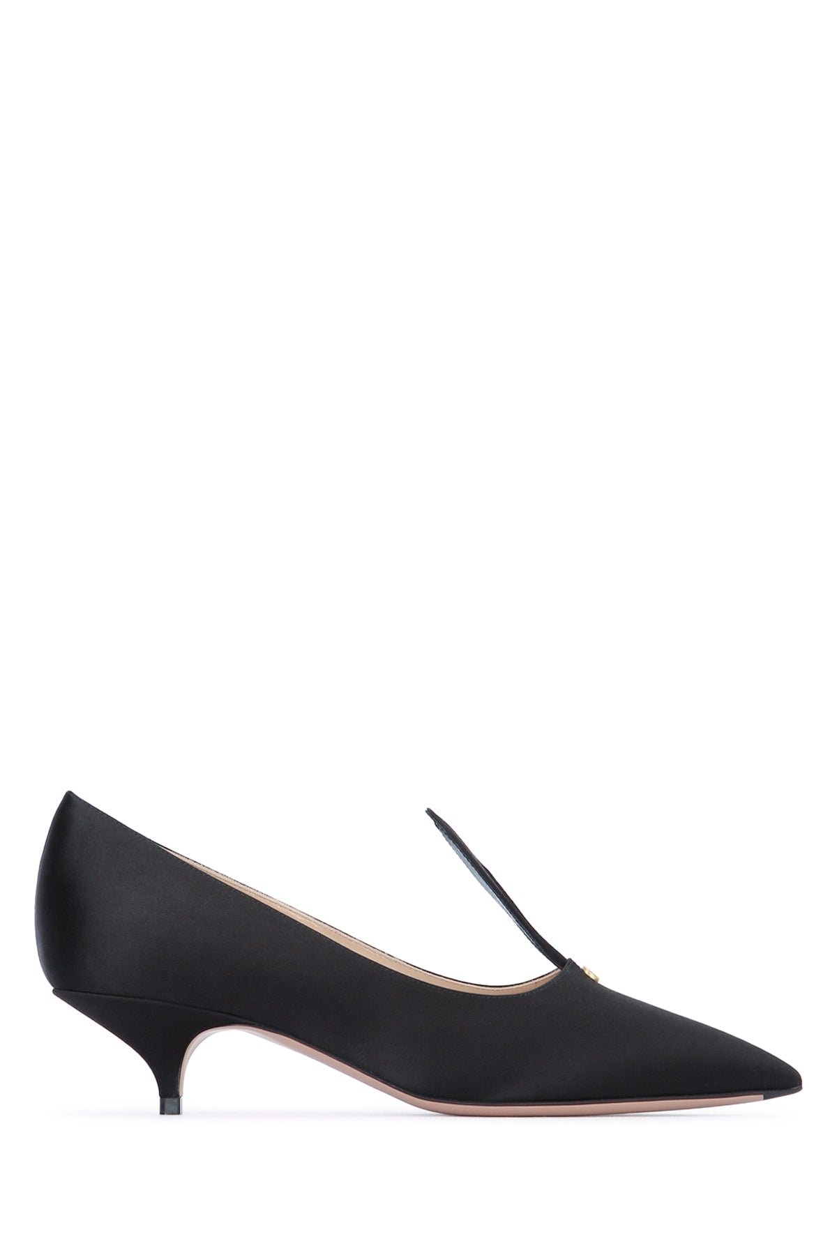 TACCO RASO BUNNY 4 CM NERO PUMPS