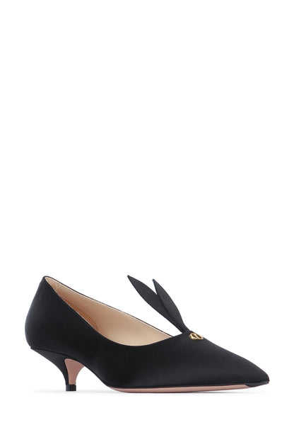 TACCO RASO BUNNY 4 CM NERO PUMPS