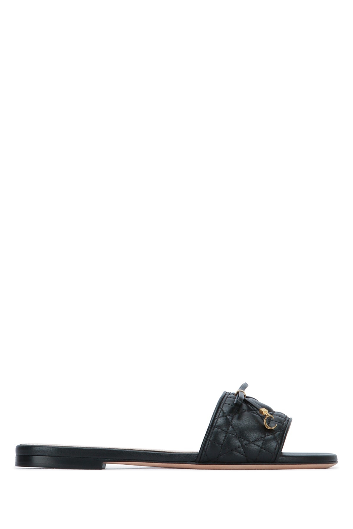 SLIDE CANNAGE BLACK SANDALS