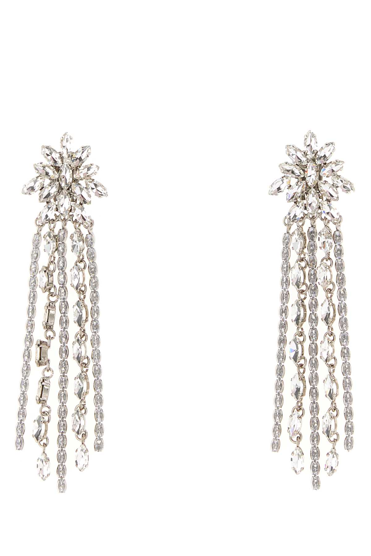 Alessandra Rich Crystal earring with fringes