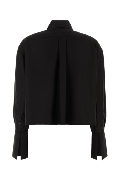 Celine Cropped lavalliere shirt