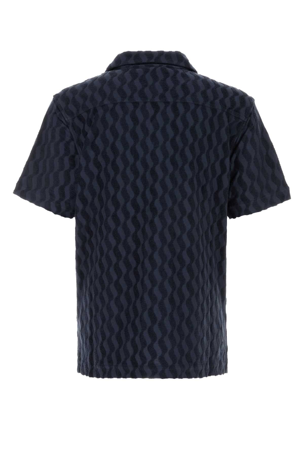 ROBERTO TERRY SHIRT S/S LISTRA JACQUARD SHIRTS