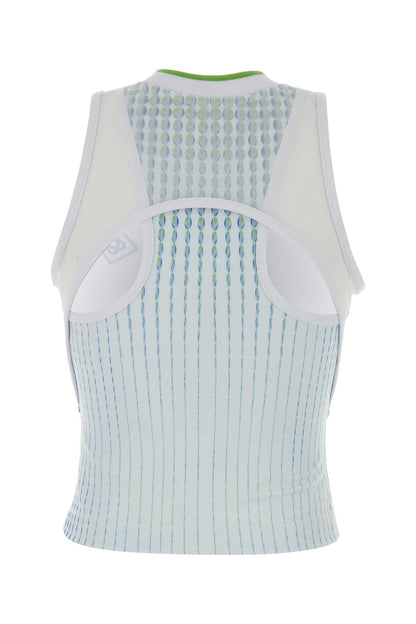 Casablanca Tennis printed racer top