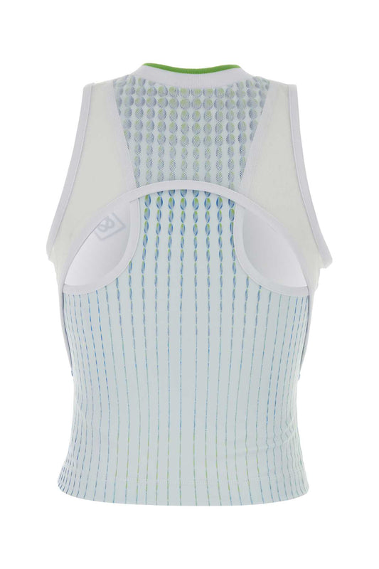 Casablanca Tennis printed racer top