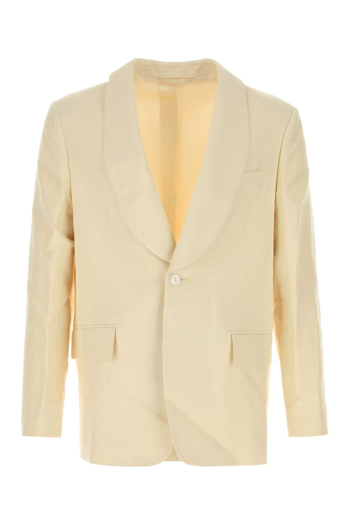 Bode Slub weave tuxedo jacket