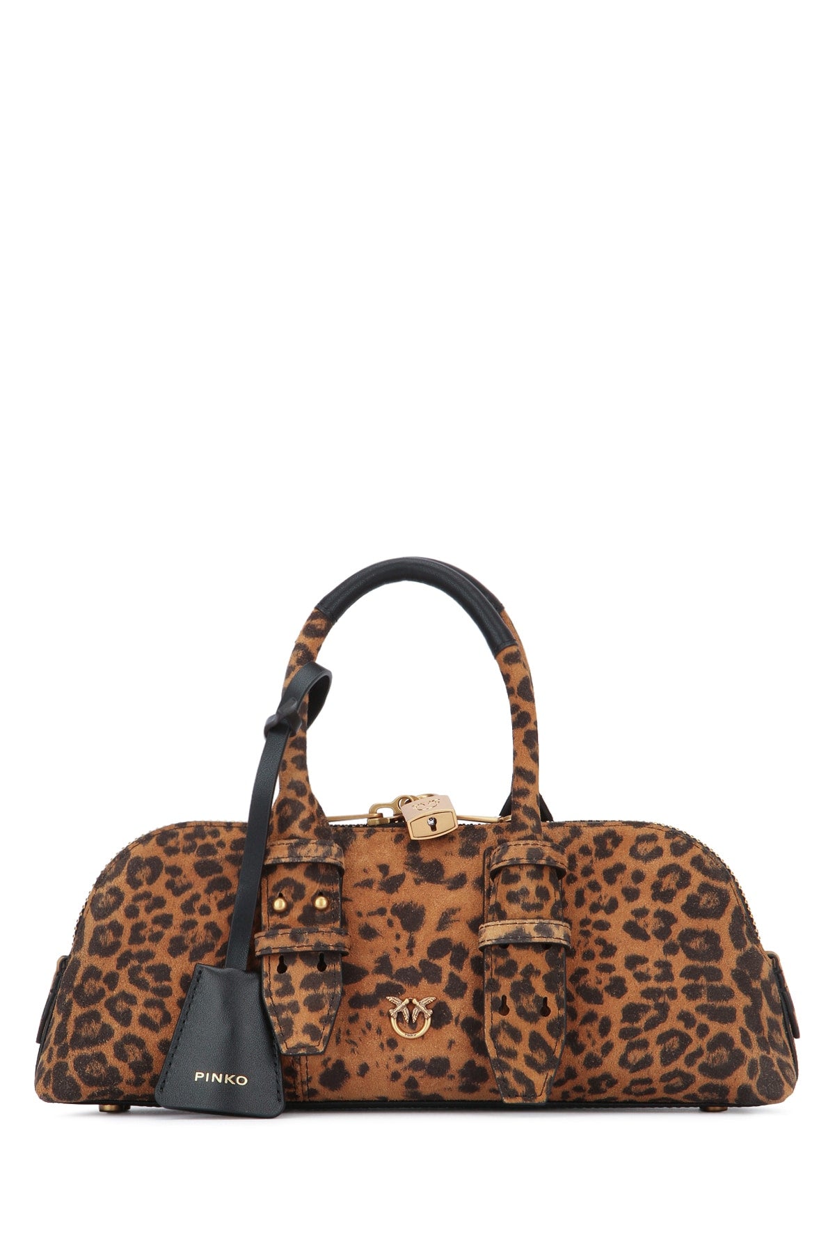 Pinko Bowling bag baguette suede