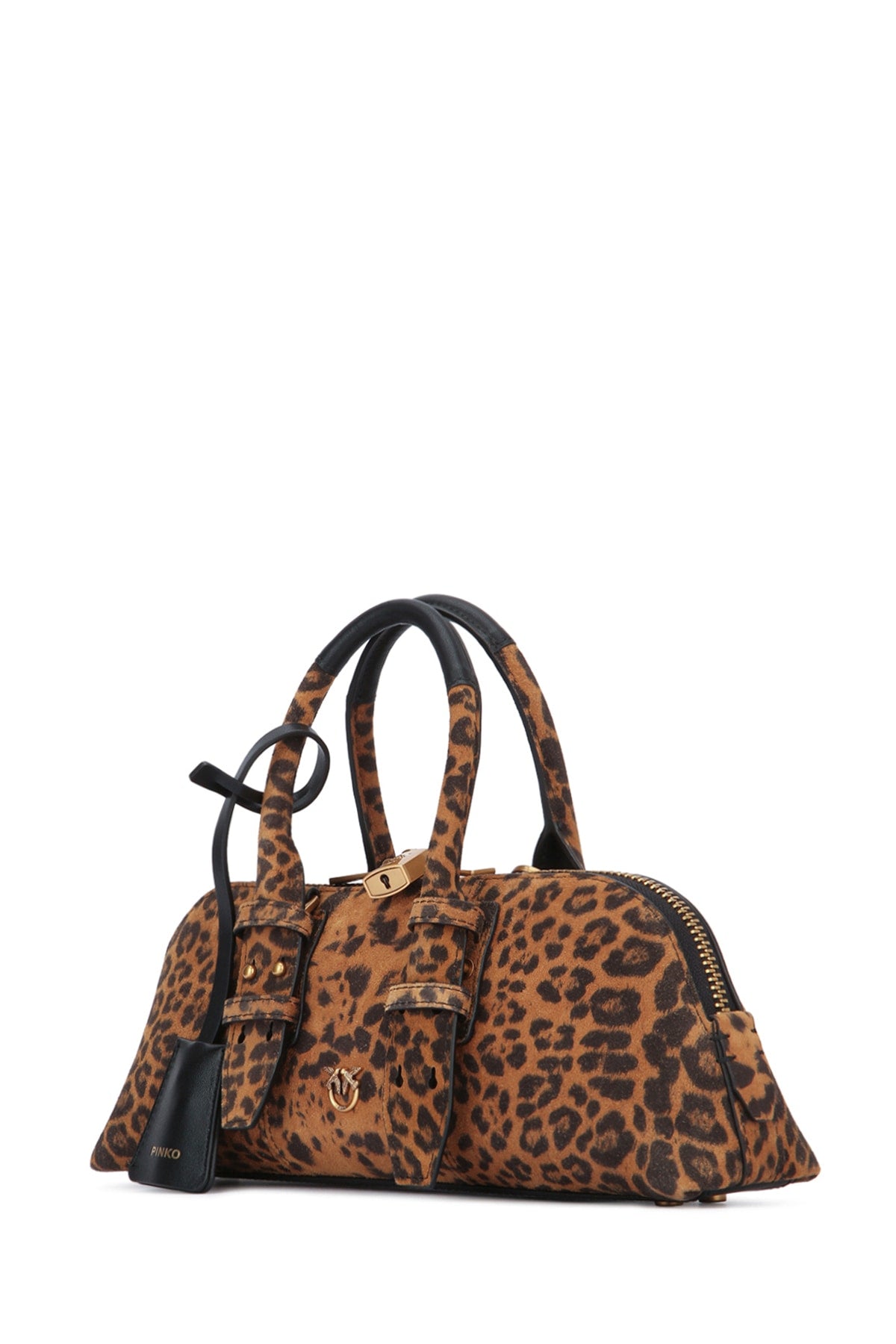 Pinko Bowling bag baguette suede