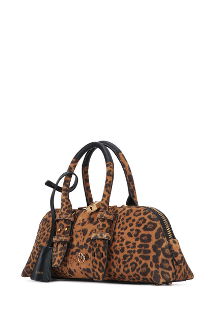 Pinko Bowling bag baguette suede
