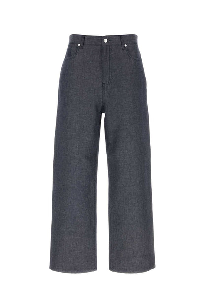Fendi D. relaxed light denim
