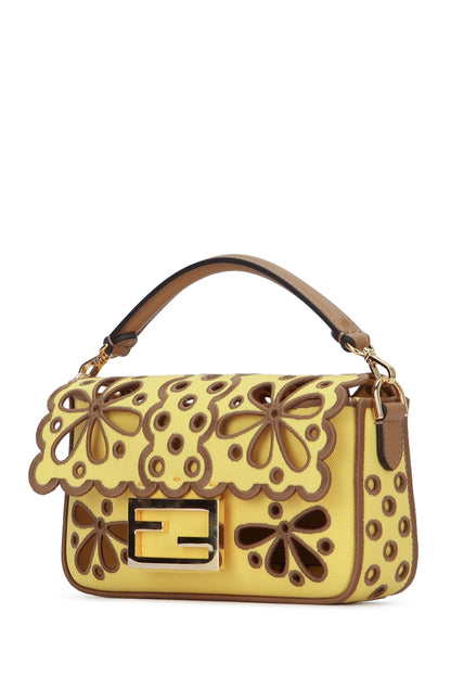 Fendi W.flap bag/baguette/woven
