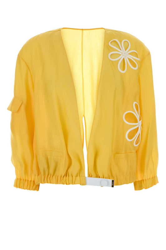 Fendi Blouson silky organza