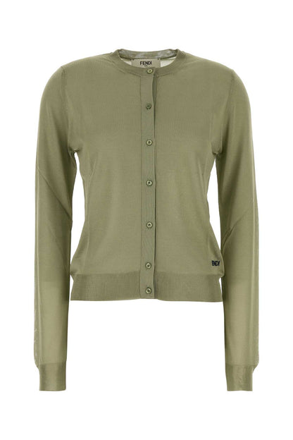 CARDIGAN SHINY VISCOSE KNITWEARS