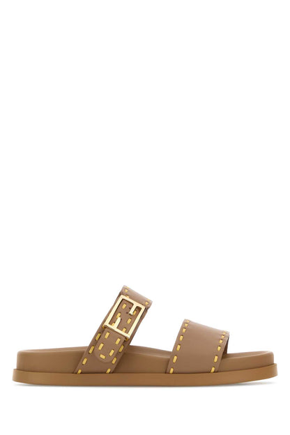 FEEL VITELLO C/INFILAT.PELLE SLIPPERS