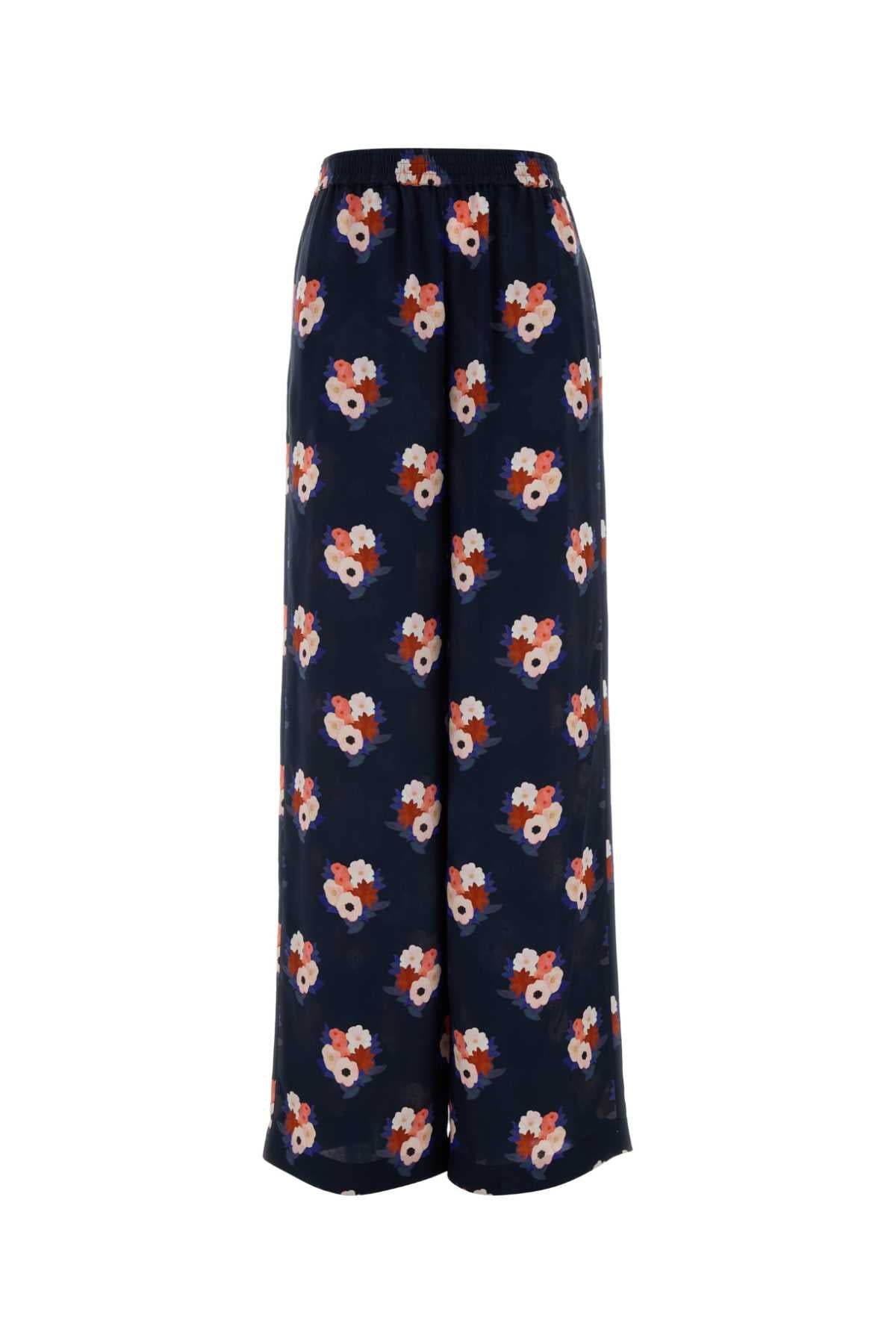 Fendi Pantalone  bouquet jacqua