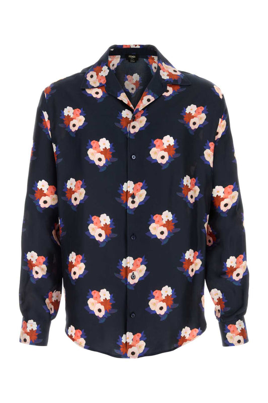 Fendi Shirt over silk fendi bou