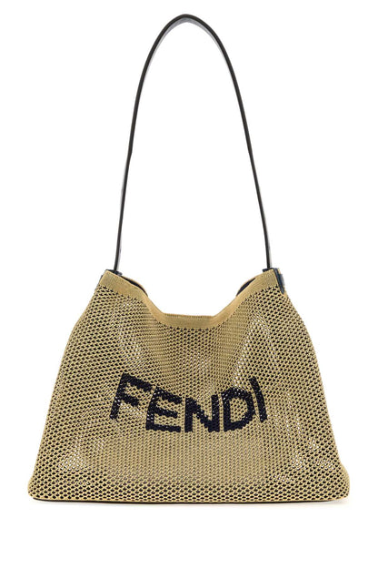 HOBO SOFT LARGE RAFIA/SCRITTA HANDBAGS