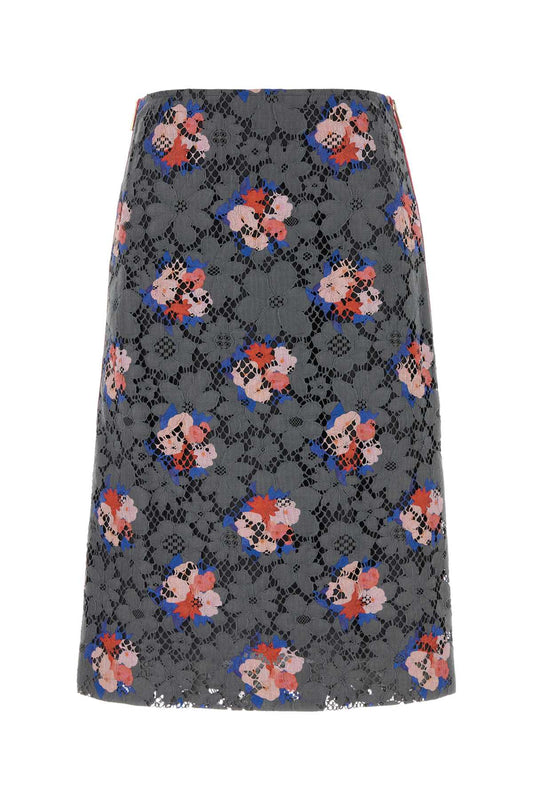 Fendi Gonna printed daisy