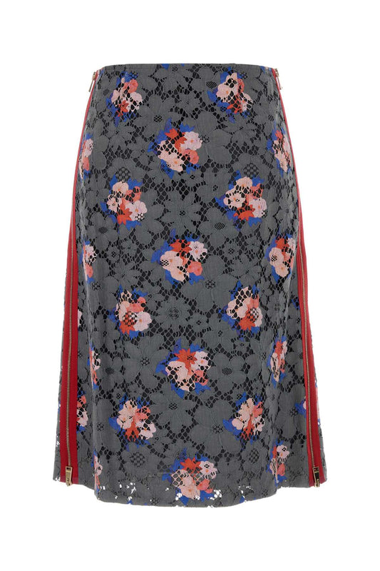 Fendi Gonna printed daisy