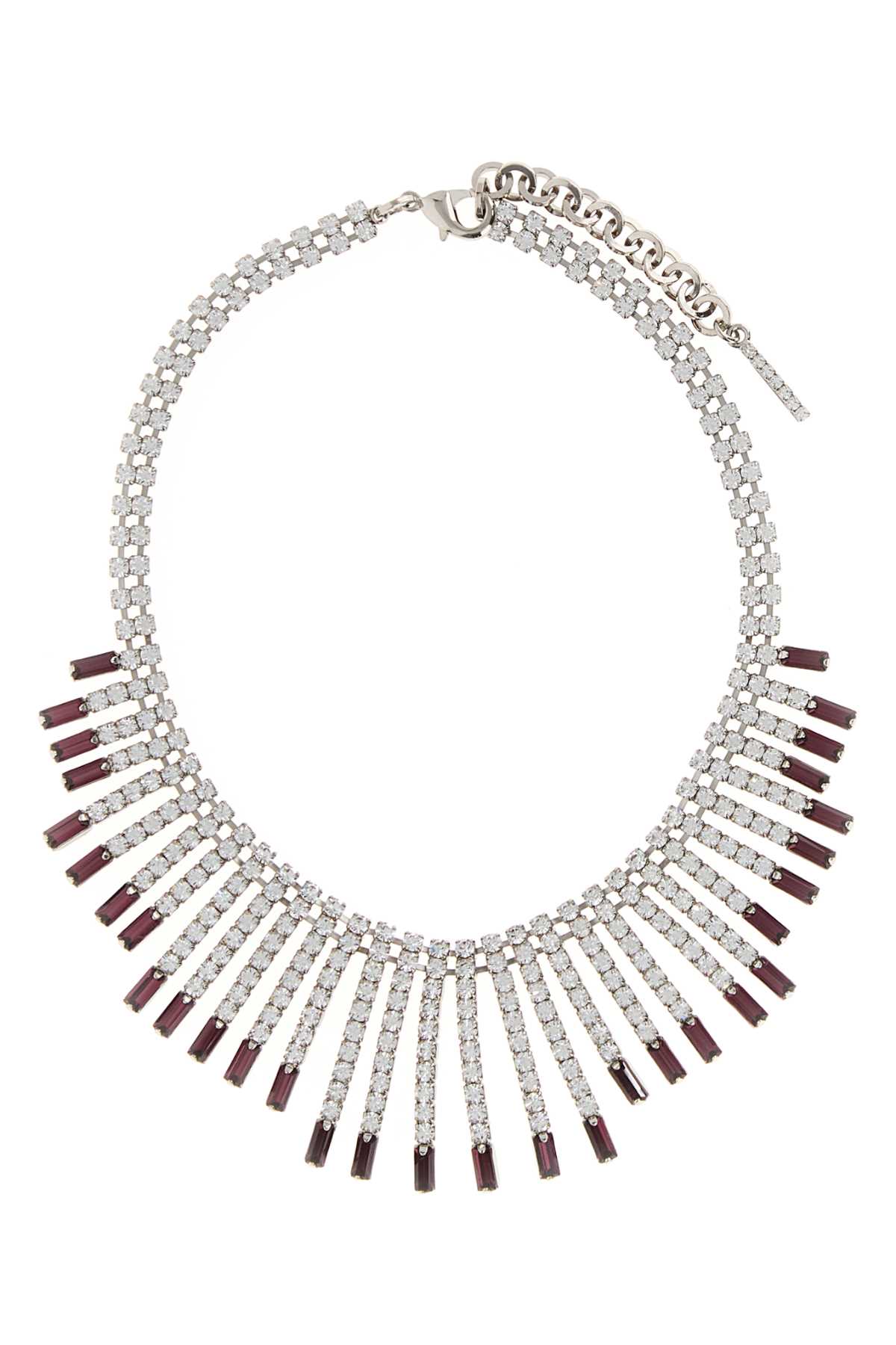 CRYSTAL NECKLACE WITH EMBELLISHMENTS NECKLACES