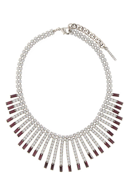 CRYSTAL NECKLACE WITH EMBELLISHMENTS NECKLACES