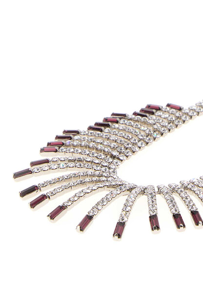 CRYSTAL NECKLACE WITH EMBELLISHMENTS NECKLACES