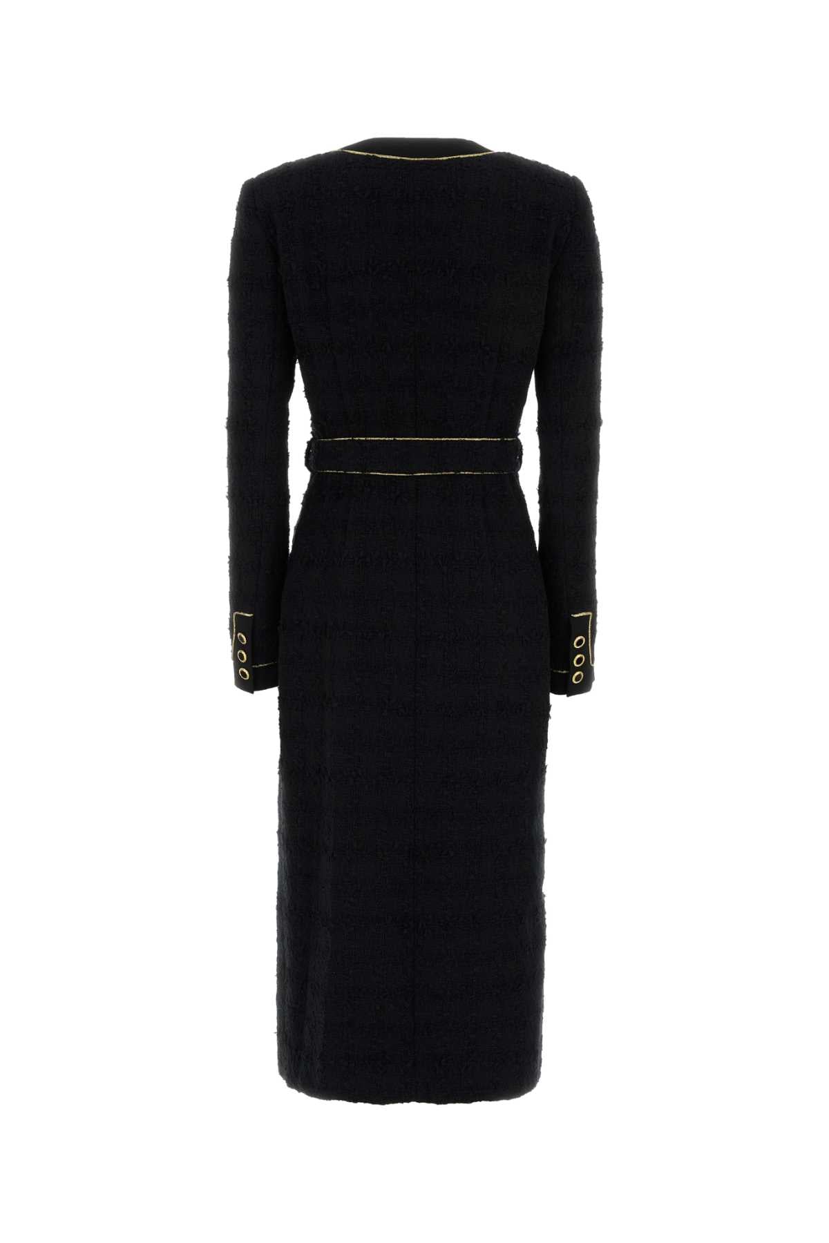 CHECK TWEEED BOUCLE ROBE COAT COATS