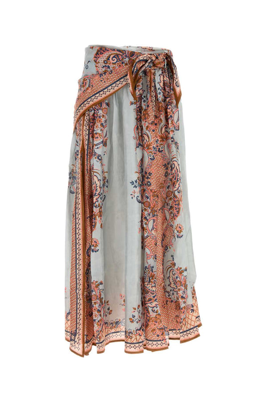 ASTER SCARF MIDI SKIRT SKIRTS