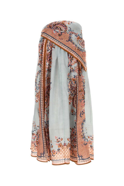 ASTER SCARF MIDI SKIRT SKIRTS