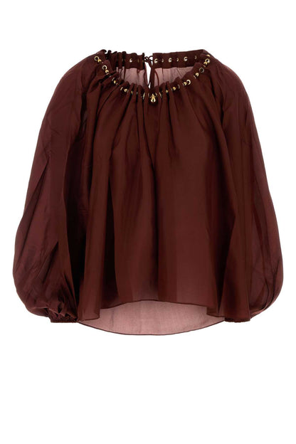 Zimmermann Aster gathered bead blouse