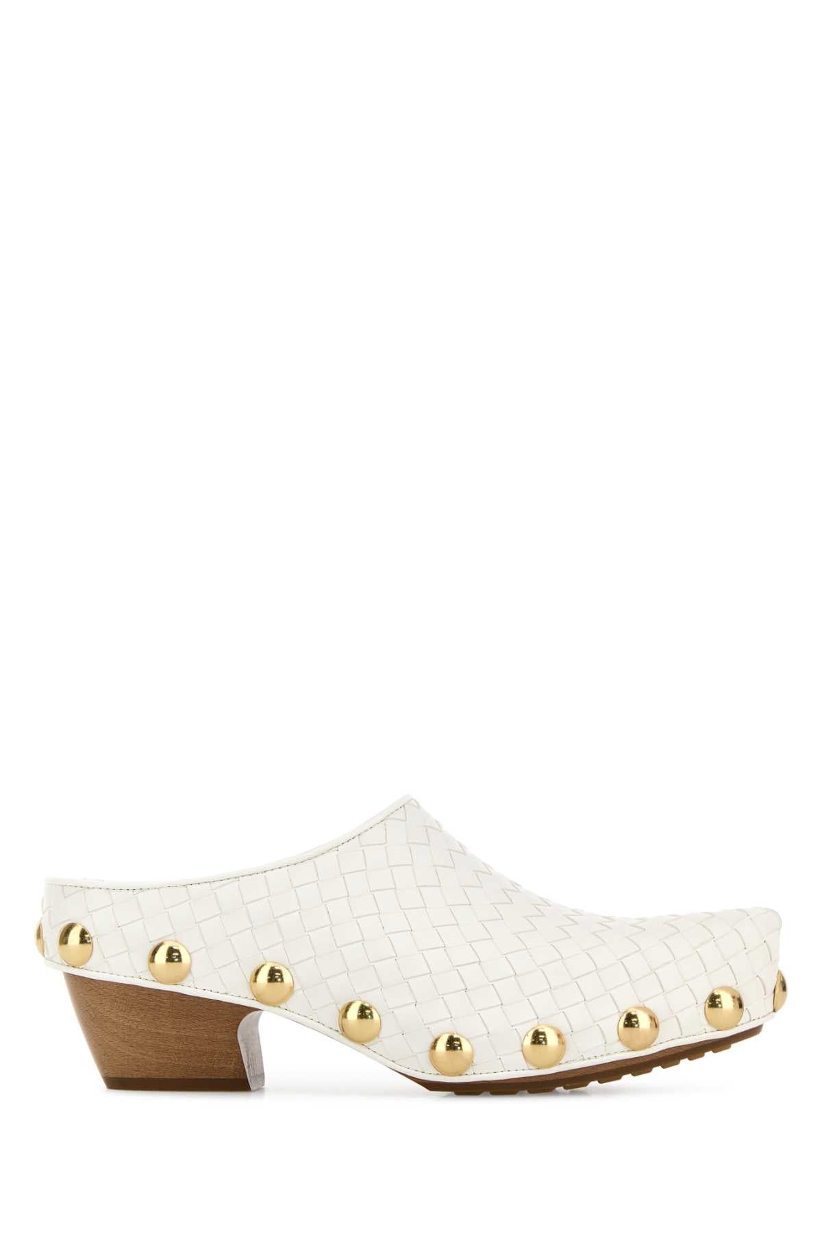 ZOCCOLO INTRECCIATO BIANCO PUMPS