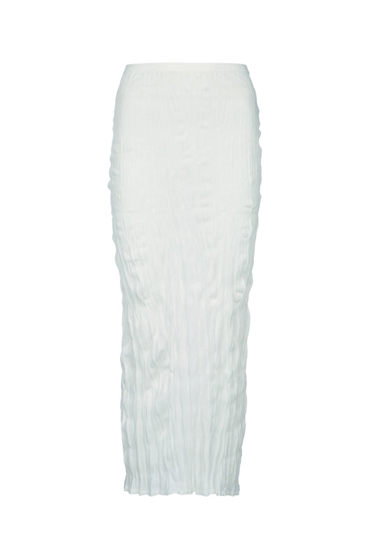 Toteme Crinkled knit skirt