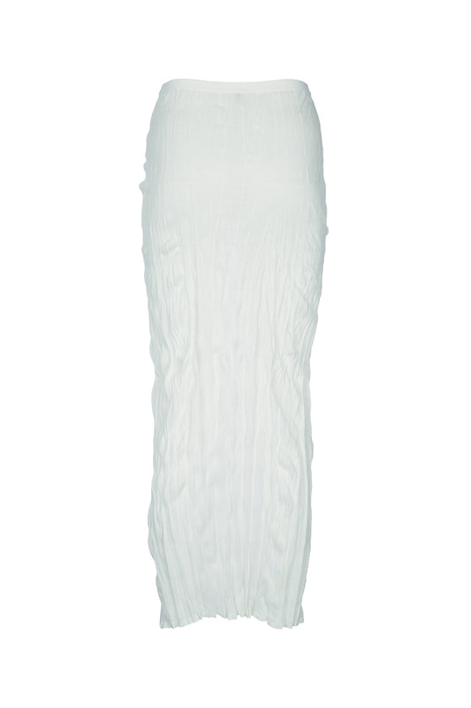 Toteme Crinkled knit skirt