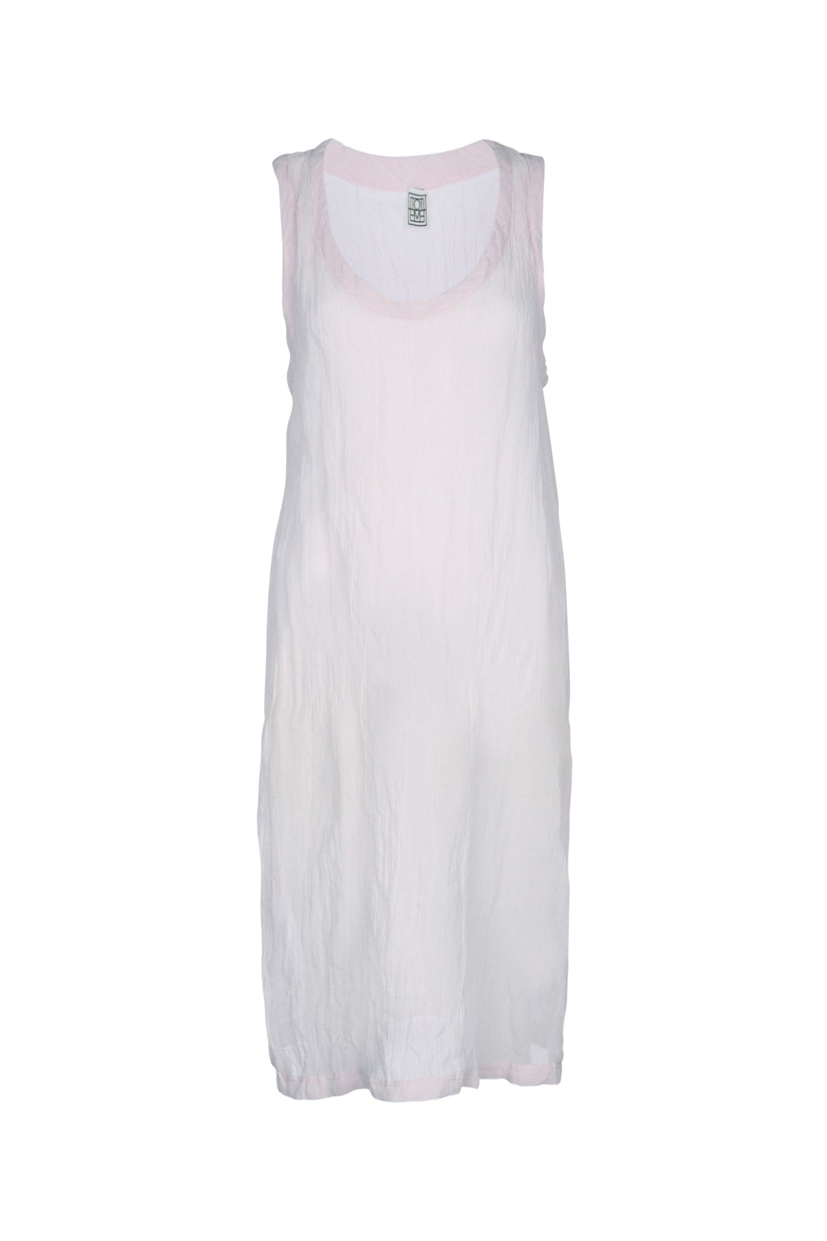 Toteme Crinkled gauze tank dress