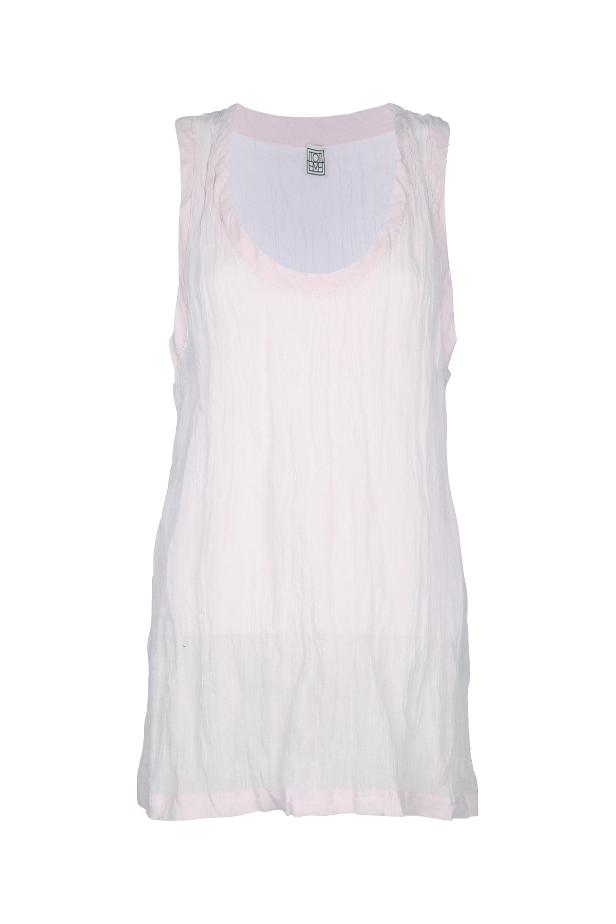 CRINKLED GAUZE TANK TOPS
