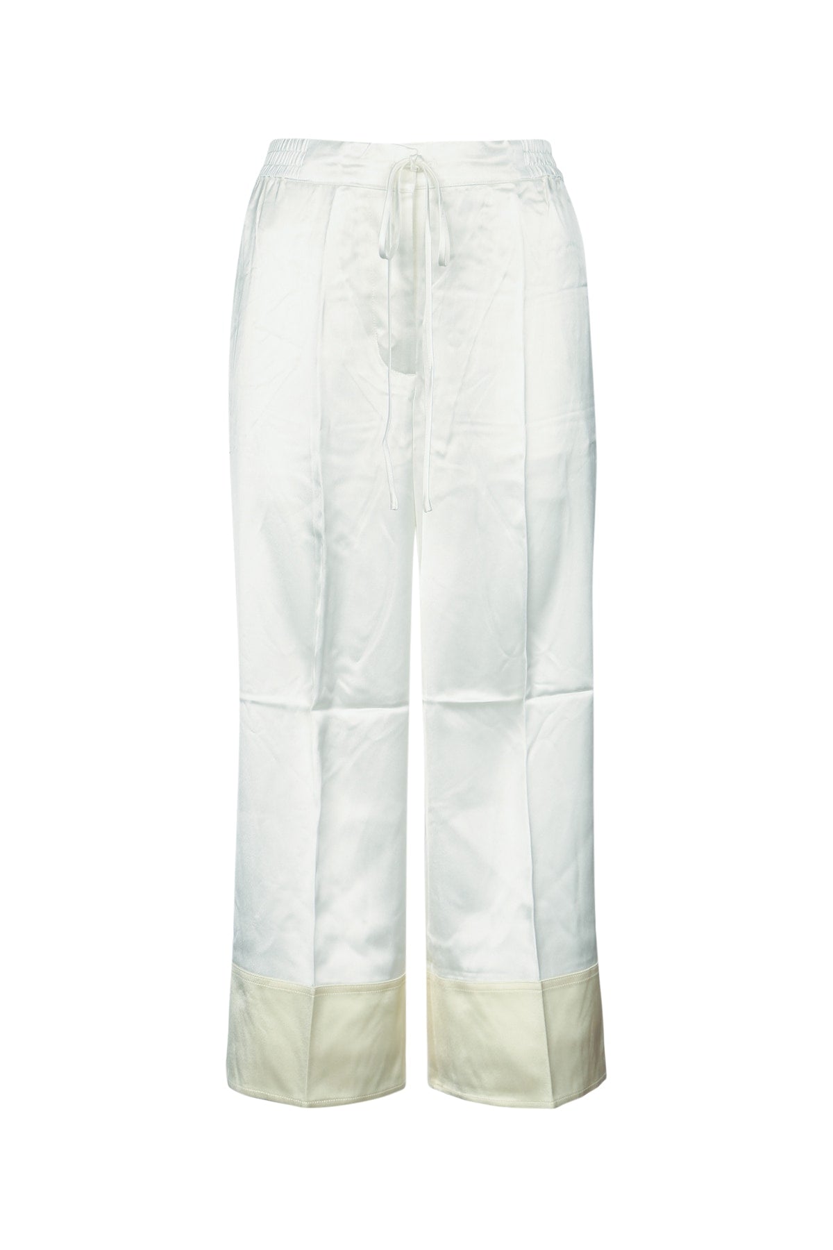 Toteme Satin drawstring trousers