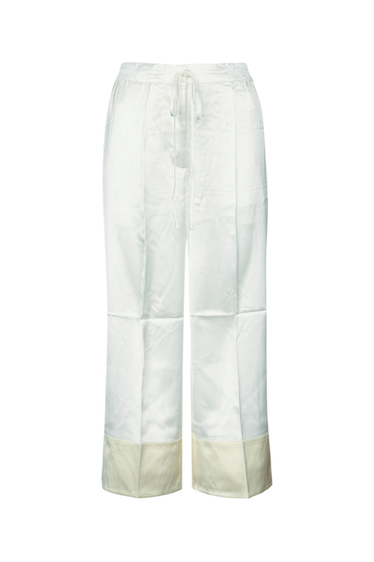 Toteme Satin drawstring trousers