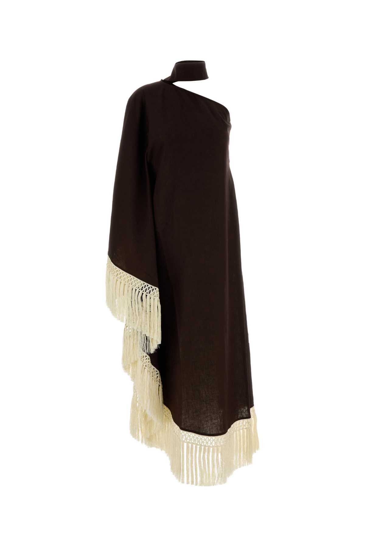 ANDES DRESS CHOCOLATE-IVORY DRESSES