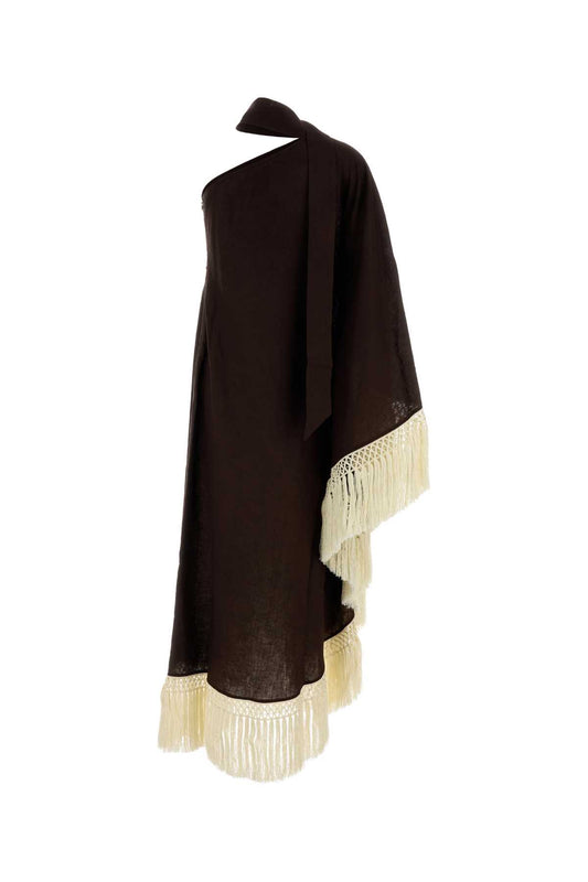ANDES DRESS CHOCOLATE-IVORY DRESSES