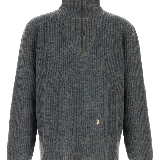 Maison Margiela Mended ribbed sweater