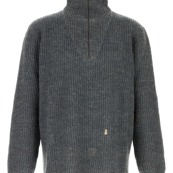 Maison Margiela Mended ribbed sweater