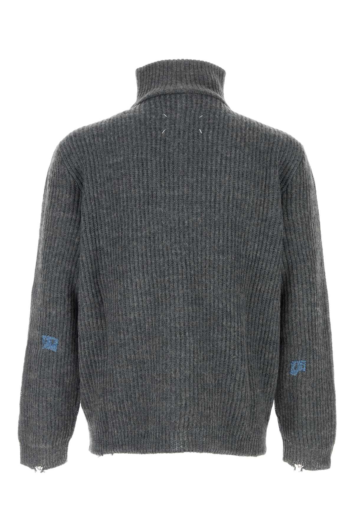 Maison Margiela Mended ribbed sweater