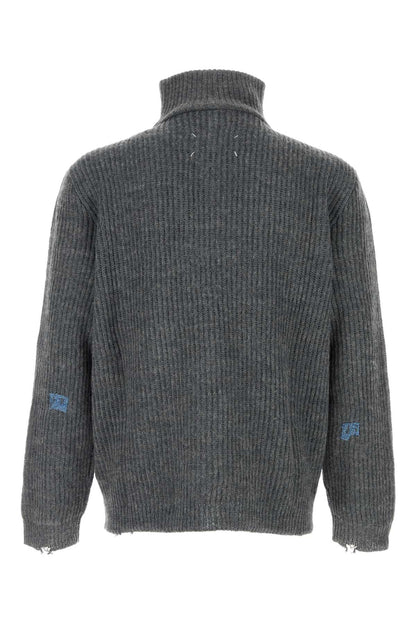 Maison Margiela Mended ribbed sweater