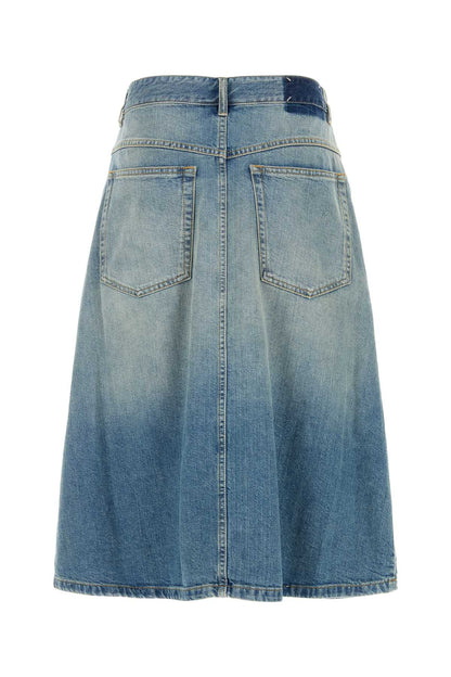 WRAP DENIM SKIRT SKIRTS