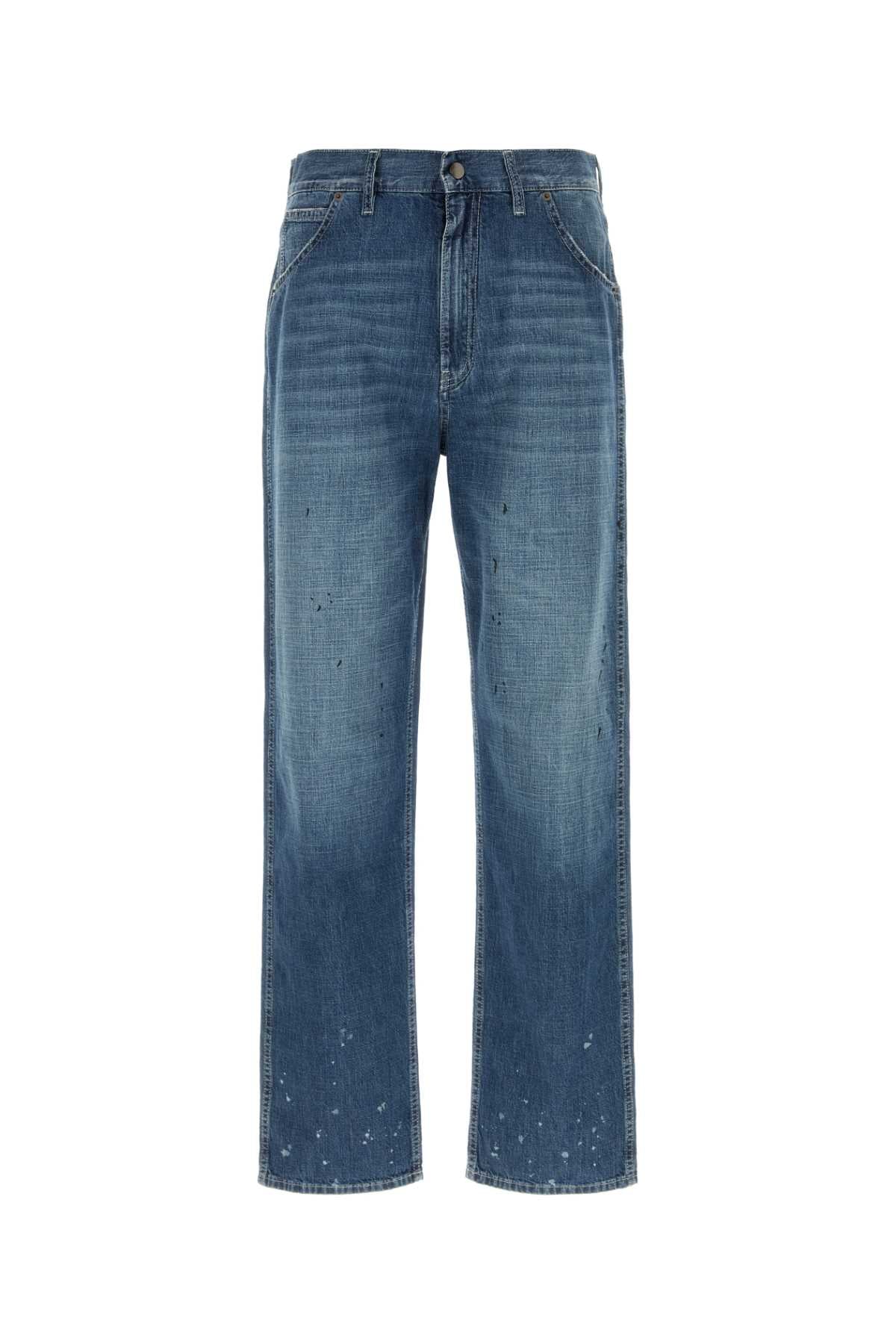 Maison Margiela Stained denim trousers