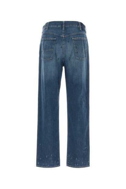 Maison Margiela Stained denim trousers