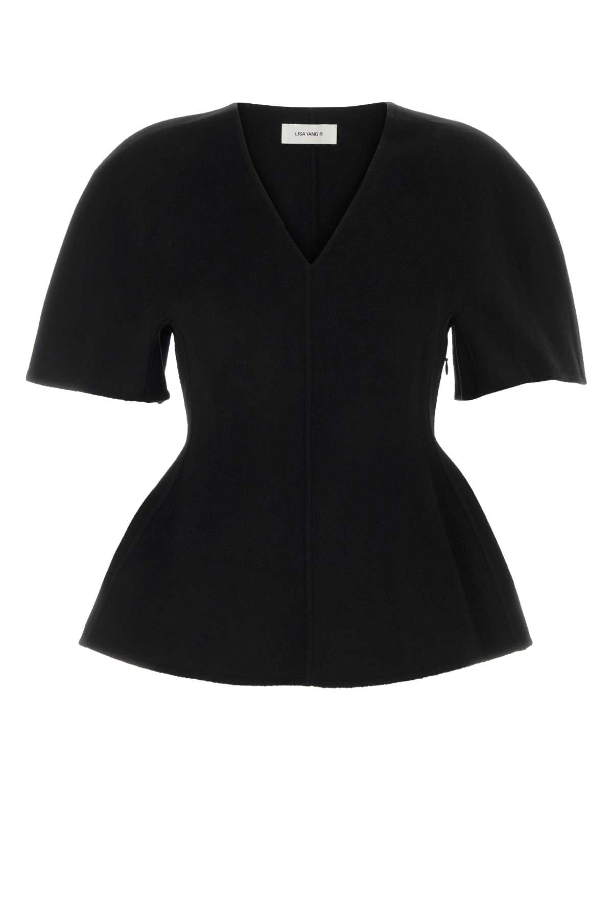 DOUBLÉ V NECK TOP TOPS