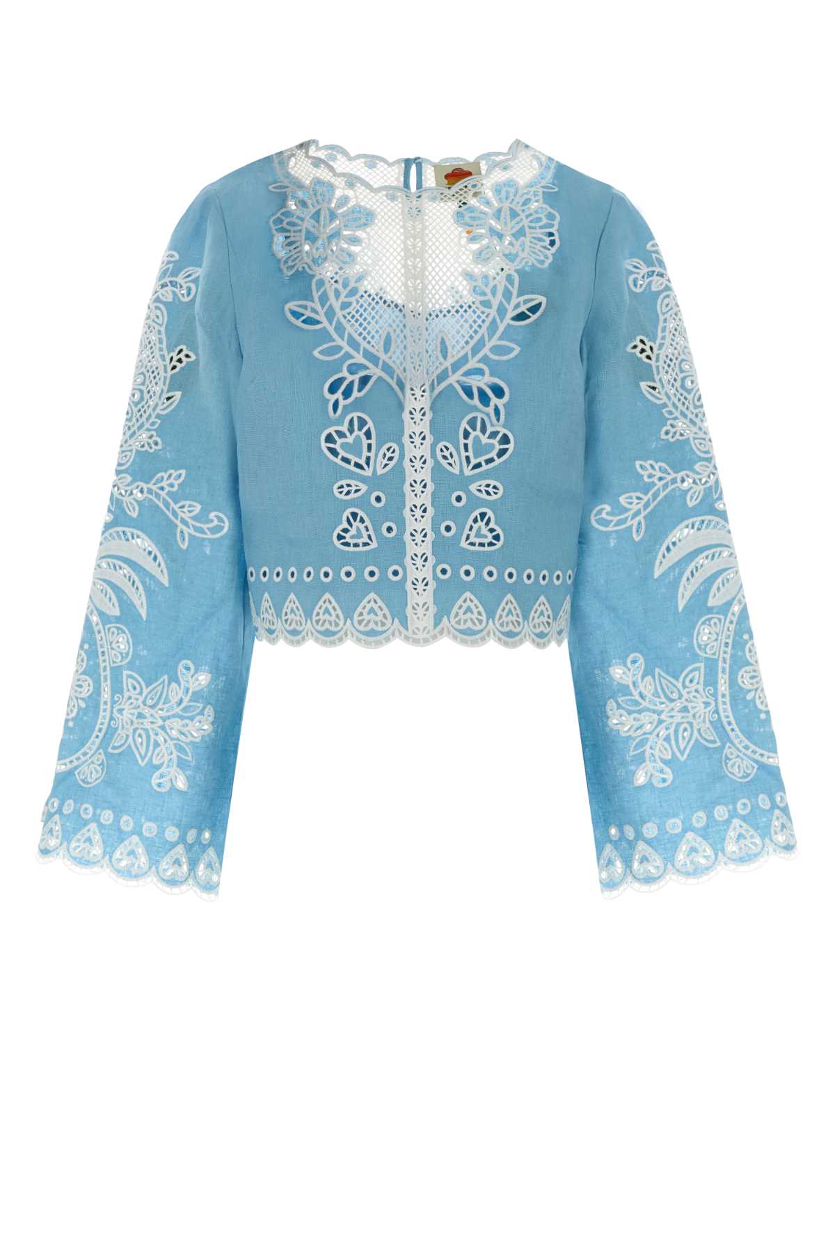 ROMANTIC RICHELIEU BLOUSE TOPS